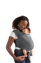 Moby Wrap Baby Carrier | Element | Baby Wrap Carrier for Newborns & Infants | #1 Baby Wrap | Go to Baby Gift | Keeps Baby Safe & Secure | Adjustable for All Body Types - One Size | Perfect for Mom & Dad | Asphalt