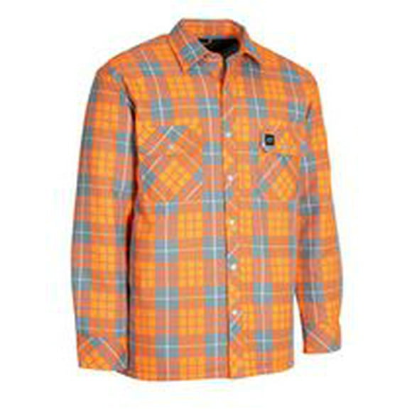 Forcefield Hi Vis Plaid Quilt-Lined Flannel Shirt Jacket<br>*On-Line Exclusive