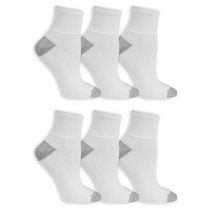 Fruit of the Loom Ladies Ankle Socks - 6 Pairs