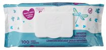 Lingettes bébé texturisées pour peaux sensibles Le Choix des Parents sans parfum