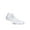 White, variant on Fruit of the Loom All Day Comfort Cotton Blend No Show Socks for Men, Sizes 6-12 (6 Pack)