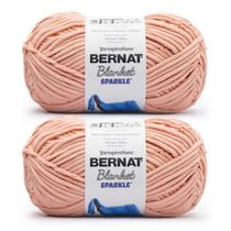 Bernat® Blanket Sparkle™ Yarn (2 Pack), Polyester #6 Super Bulky, 10.5oz/300g, 220 Yards