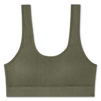 No Boundaries Women's Seamless Double Scoop Bra, Sizes S-XXL
