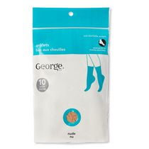George Women's Anklets 10-Pack, One Size