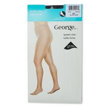 George Plus Women's Queen Size Pantyhose, Sizes 2X-4X