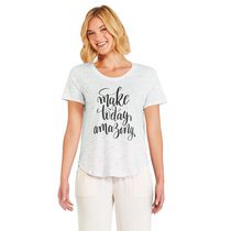 T-shirt de pyjama doux George pour femmes