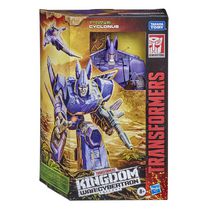 Transformers Generations War for Cybertron : Kingdom, Cyclonus WFC-K9 de 17,5 cm, classe Voyageur, pour enfants, à partir de 8 ans