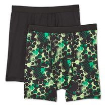Athletic Works Boys' Performance Boxer Briefs 2-Pack, Sizes S-XL
