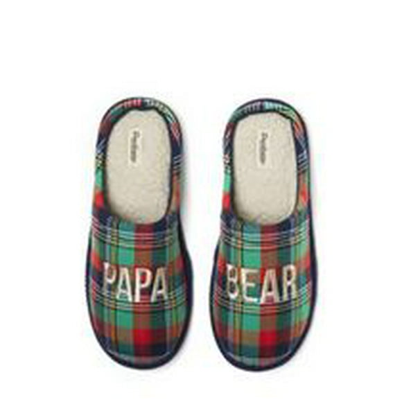 Dearfoams Cozy Comfort Men's Papa Bear Slippers