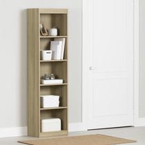 5-Shelf Narrow Bookcase from the collection Axess South Shore