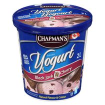 Chapman's Frozen Yogurt Black Jack Cherry