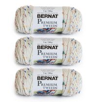 Bernat® Premium Tweeds™ Yarn (3 Pack), Acrylic #4 Medium, 7oz/198g, 360 Yards