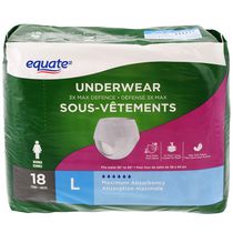Equate Maximum Absorbency Women's Underwear