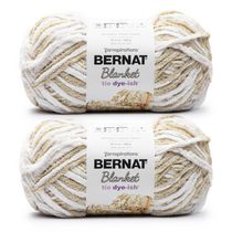 Bernat® Blanket Tie Dye-ish™ Yarn (2 Pack), Polyester #6 Super Bulky, 10.5oz/300g, 220 Yards