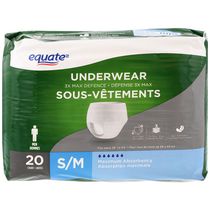 Equate Maximum Absorbency Men's Underwear