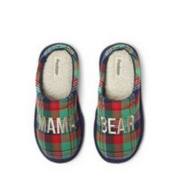 Dearfoams Cozy Comfort Pantoufles Mama Bear pour femme