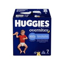 Huggies Overnites Nighttime Baby Diapers, Mega Colossal Pack, Sizes: 4-7, Sizes: 4-7 | 100-60 Count