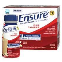 Ensure Plus Calories, Meal Replacement, Complete Balanced Nutrition, Vanilla, 6 x 235 mL