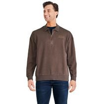Chandail avec fermeture éclair 1/4 George pour hommes Tailles&nbsp;P-2XL