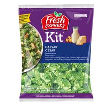 Salade Fresh Express Caesar Kit d'huile de canola prêt-à-manger