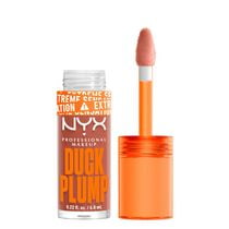 NYX PROFESSIONAL MAKEUP, Duck Plump High Pigment Lip Gloss, Plumping lip gloss, High pigment color, Vegan formula - Strike A Rose (Pink), Infused with spicy ginger