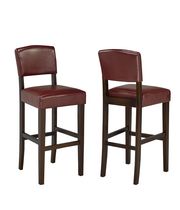 24' Counter Stool, Set of 2, Red