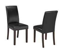 Dining Chair, Set of 2, Dark Brown