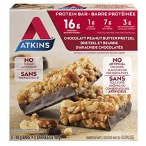 Atkins Chocolaty Peanut Butter Pretzel Protein Bar