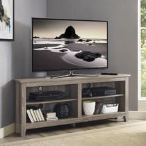 Manor Park Console pour téléviseur et rangement médias en bois de 147,3 cm (58 po) - Plusieurs couleurs possible