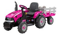 Jouet véhicule porteur tracteur Magnum Case IH de Peg Perego en rose