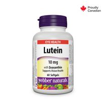 Webber Naturals® Lutein with Zeaxanthin, 10 mg