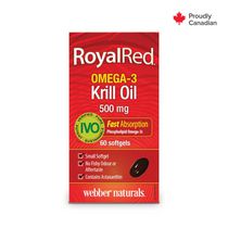 Webber Naturals® RoyalRed Omega-3 Krill Oil 500 mg