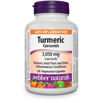 Webber Naturals Curcumine de curcuma 3 050 mg (plante brute)