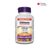 Webber Naturals® Echinacea Triple Standardized, 2100 mg