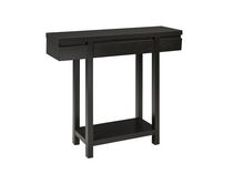 Console Table with Storage, Dark Cherry