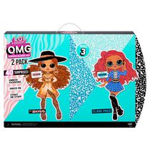 Poupée-mannequin LOL Surprise OMG, paquet de 2 poupées : Da Boss et Class Prez