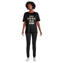 George Women's Tee and Pant Pajamas 2-Piece Set