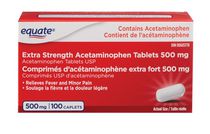 Extra Strength Acetaminophen Tablets 500 mg