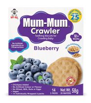 Mum-Mum Crawler Biscuits de dentition Pour Poupon - Bleuet