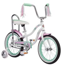 Schwinn Jasmine Kid's Bike, 16-inch wheels, single speed, girls frame, white