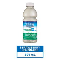 Aquafina Plus+ Vitamins Strawberry Lemonade  Vitamin Enhanced Water , 591mL Bottle
