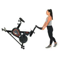 women's health men's health eclipse spin bike with bluetooth connectivity and chest belt
