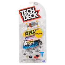 Tech Deck, Coffret de 4 fingerboards Ultra DLX Fingerboard, Plan B Skateboards, Mini-skateboards à collectionner et personnaliser