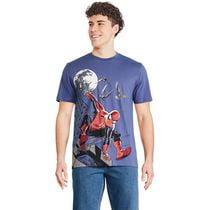 T-shirt luminescent à la noirceur Spider-Man Marvel pour hommes Tailles P-TG