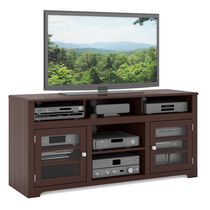 CorLiving West Lake Wood TV Bench, for TVs up to 68"