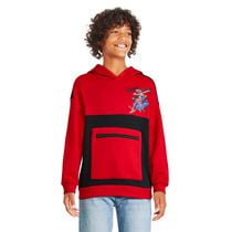 Haut à capuchon avec pochette Spider-Man Marvel pour garçons Tailles TP–TG