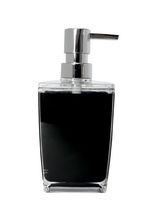 Distributeur de savon liquide Mainstays de couleur noir en acrylique rayonnant