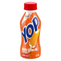 Saveur de pop crémeux à l'orange Yop par Yoplait Édition limitée