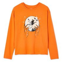 George Girls' Halloween Long Sleeve Tee