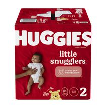 Couches pour bébés HUGGIES Little Snugglers, Emballage Giga